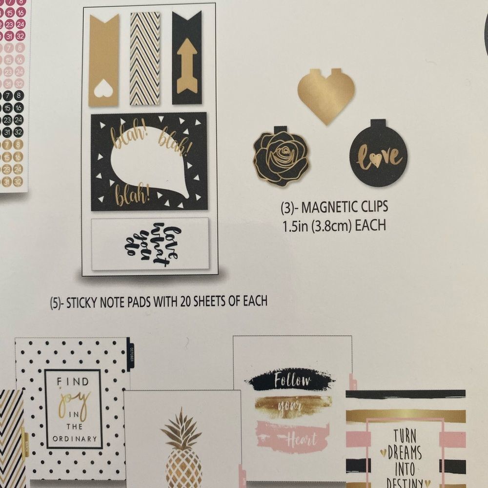 ✨🌸📆 ADORABLE 12 month planner kit✨ You go girl!✨ - Picture 11 of 12